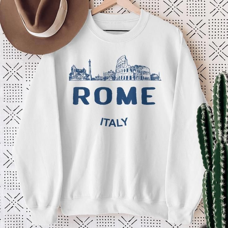 Rome Vintage Rome Travel Italy Souvenirs Sweatshirt Gifts for Old Women