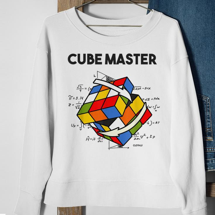 Rubik's Cube Magic Cube Retro Rubi Vintage Nerd White Sweatshirt Geschenke für alte Frauen