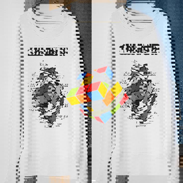 Rubik's Cube Magic Cube Retro Rubi Vintage Nerd White Sweatshirt Geschenke für alte Frauen