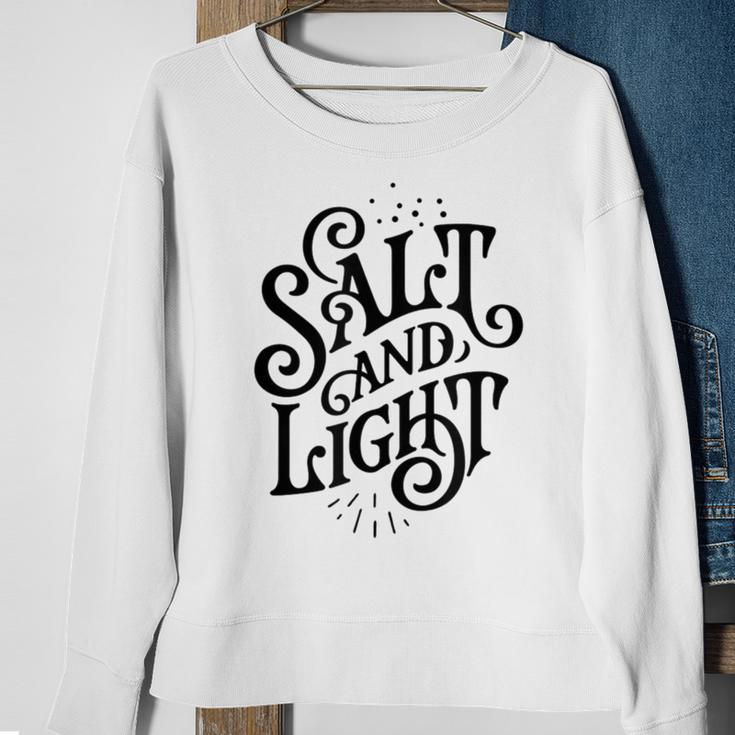 Salt And LightSweatshirt Gifts for Old Women