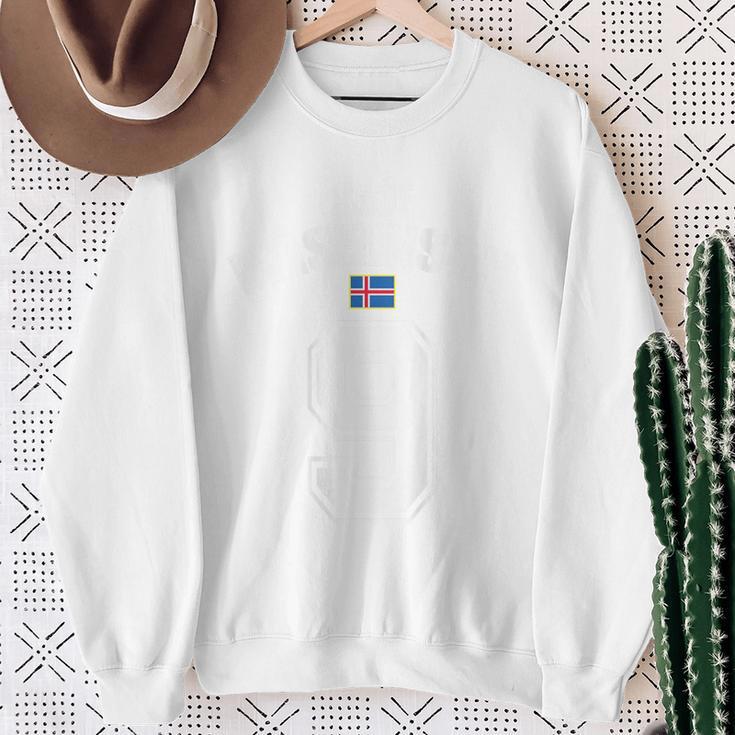 Sauf Trikot Island Sauf Mashinson Nr9 Lustiges Party Sweatshirt Geschenke für alte Frauen