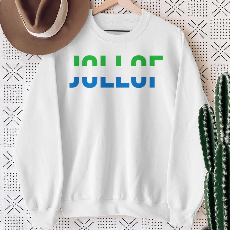 Sierra Leone Jollof Sweatshirt Gifts for Old Women