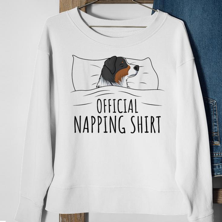 Sleeping Australian Shepherd Pyjamas Official Napping Sweatshirt Gifts for Old Women