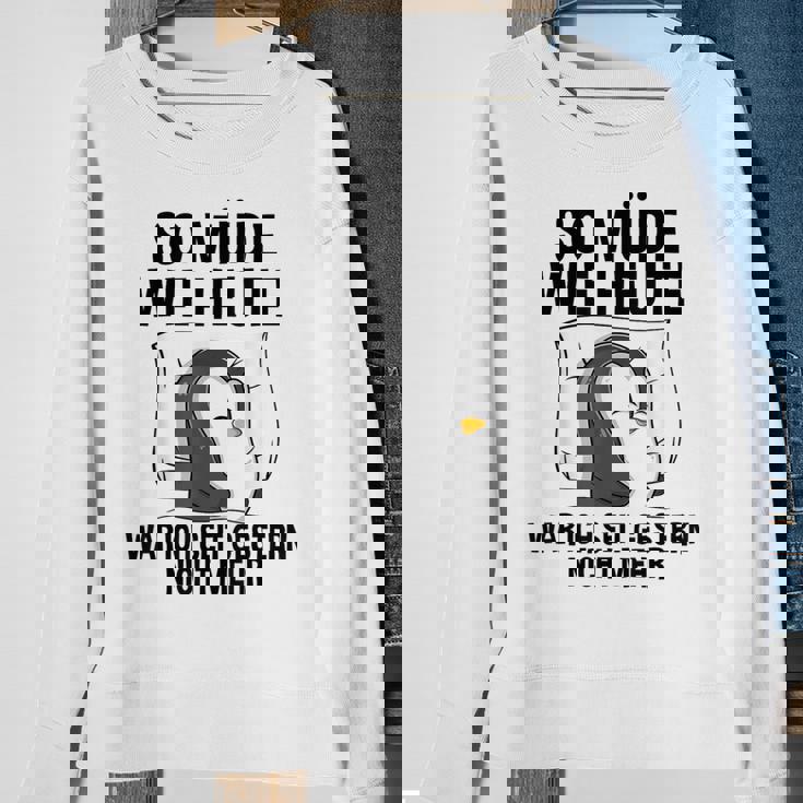 So Müde Wie Heute Penguin Pyjamas Costume Nightdress Penguin Sweatshirt Geschenke für alte Frauen