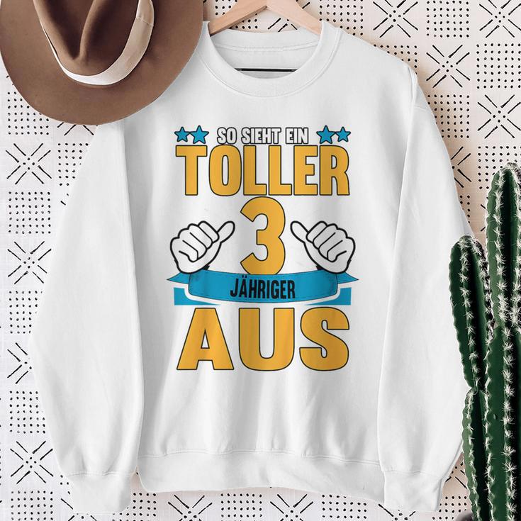 So Sieht Ein Tolles 3-Jähriges Kind aus Sweatshirt, Kreatives Geburtstagsdesign Geschenke für alte Frauen