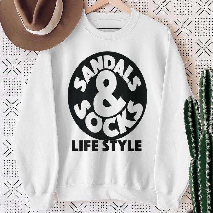 Sock Hop Beach Lifestyle Clothes Sweatshirt Gifts for Old Women