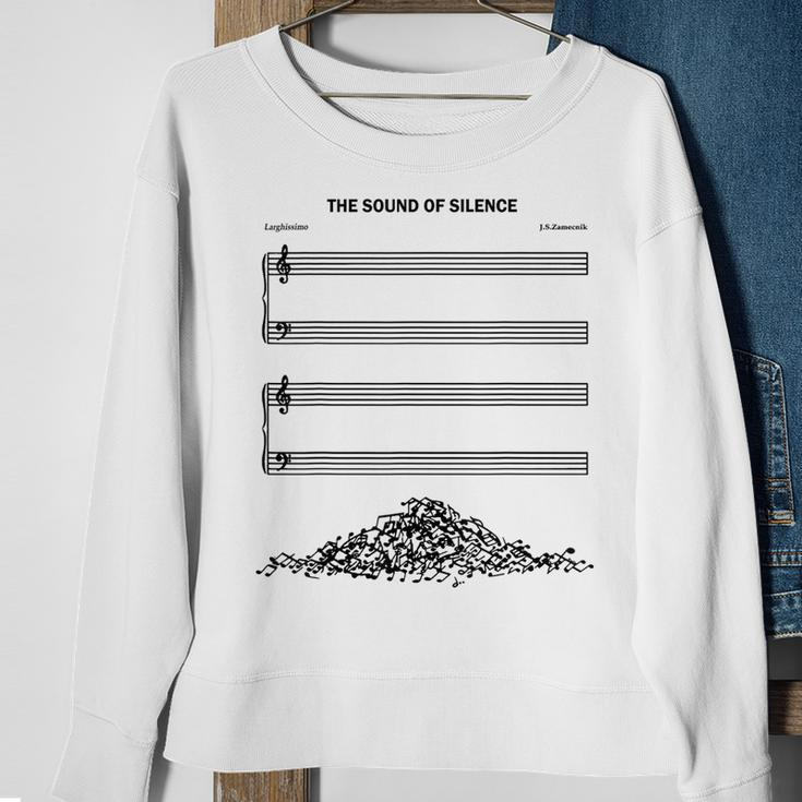 The Sound Of Silence Musical Sweatshirt Gifts for Old Women