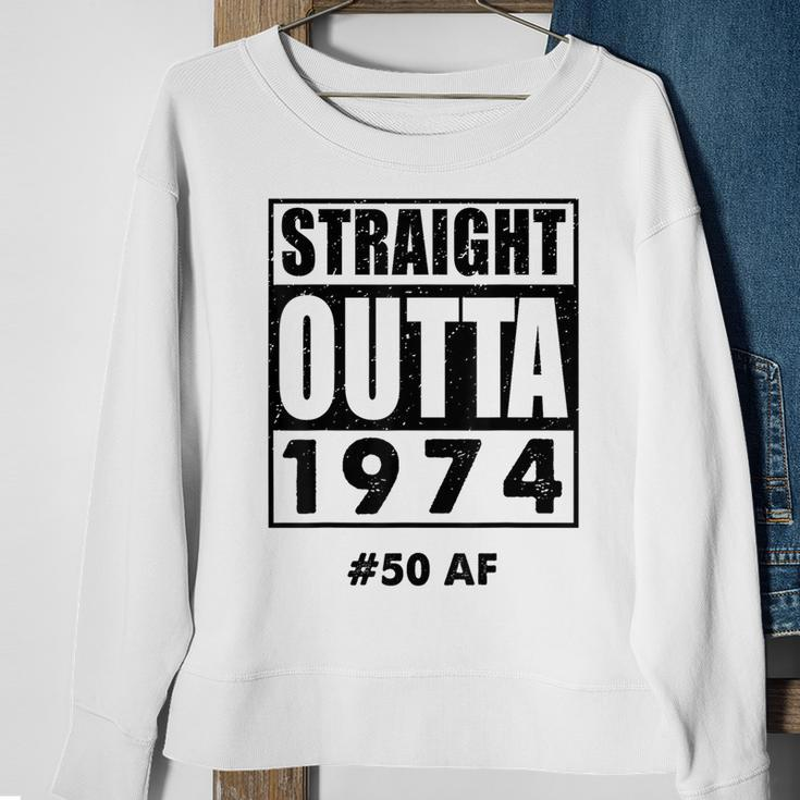 Straight Outta 1974 50 50Th Birthday Sweatshirt Gifts for Old Women