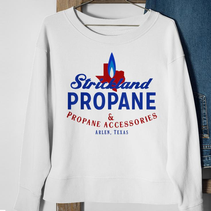 Strickland Propane Taste The Meat Not The Heat Sweatshirt Gifts for Old Women