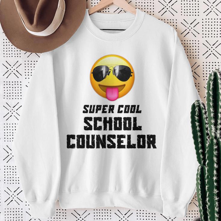 Super Cool School Counselor SunglassesSweatshirt Gifts for Old Women