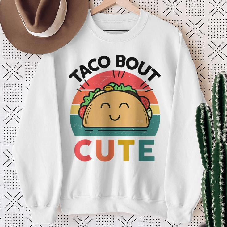 Tacos Tuesday Baby Toddler Taco Bout Cute Mexican Food Sweatshirt Gifts for Old Women