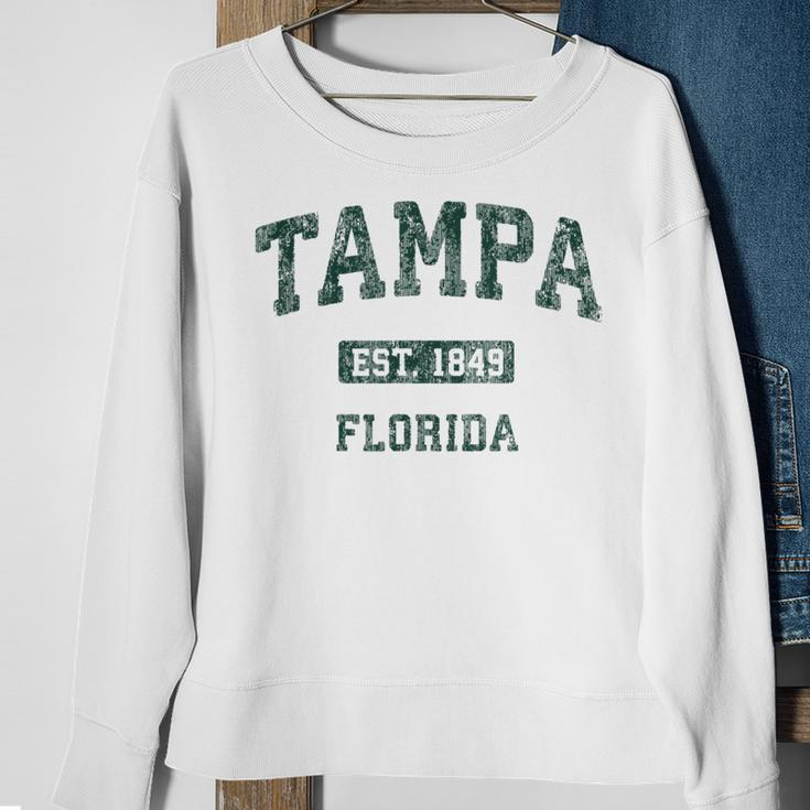 Tampa Florida Fl Vintage Athletic Sports Sweatshirt Gifts for Old Women