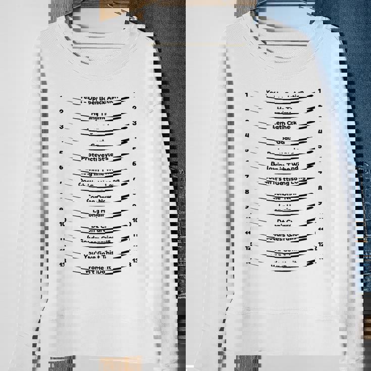 Track Your Long Hair Length Check Hair On The Back Of The Sweatshirt Gifts for Old Women