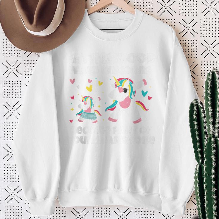 Unicorn Fatherhood Unicorns Wardrobe Fathers Day Sweatshirt Gifts for Old Women