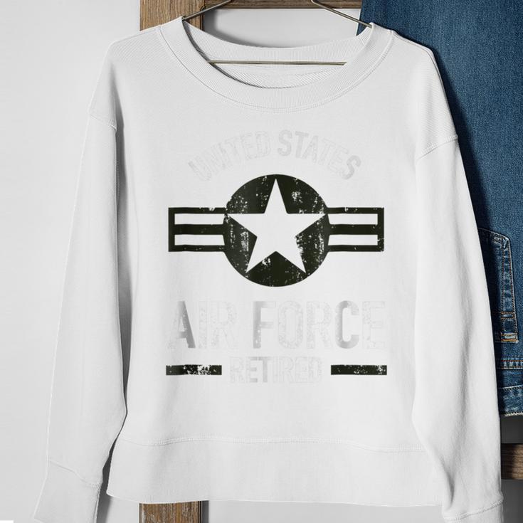 United States Retired Air Force Military Retirement Sweatshirt Gifts for Old Women