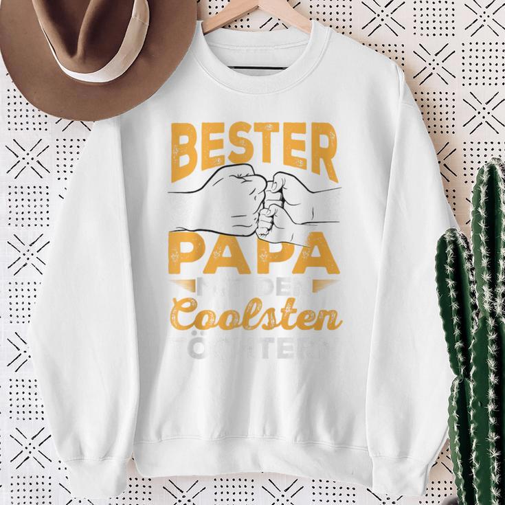 Vatertagater Tochter Opa Stolzer Papa Raglan Sweatshirt Geschenke für alte Frauen