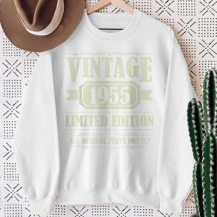 Vintage 1955 Limited Edition Bday 1955 Birthday Sweatshirt Gifts for Old Women