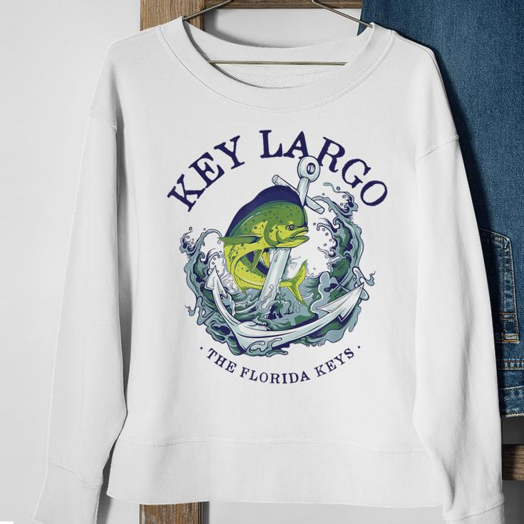 Vintage Mahi Mahi Key Largo Florida Sweatshirt Gifts for Old Women