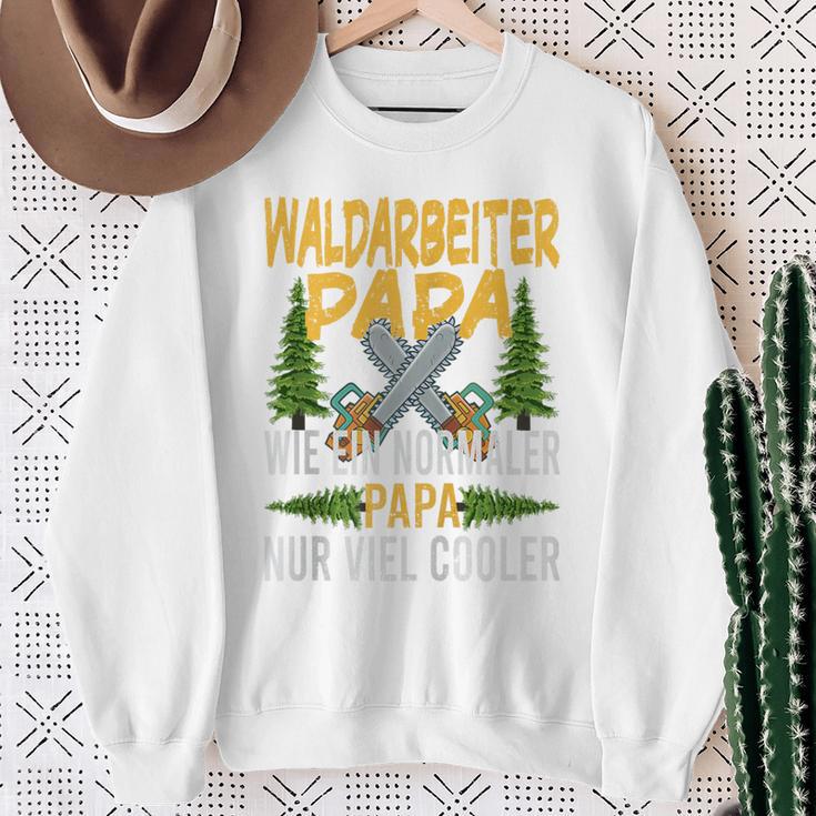 Waldarbeiter Papa Wie Ein Normaler Papa Nuriel Cooler Kapuzenjacke Sweatshirt Geschenke für alte Frauen