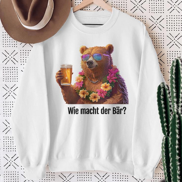 Wie Machcht Der Bär Sweatshirt Geschenke für alte Frauen