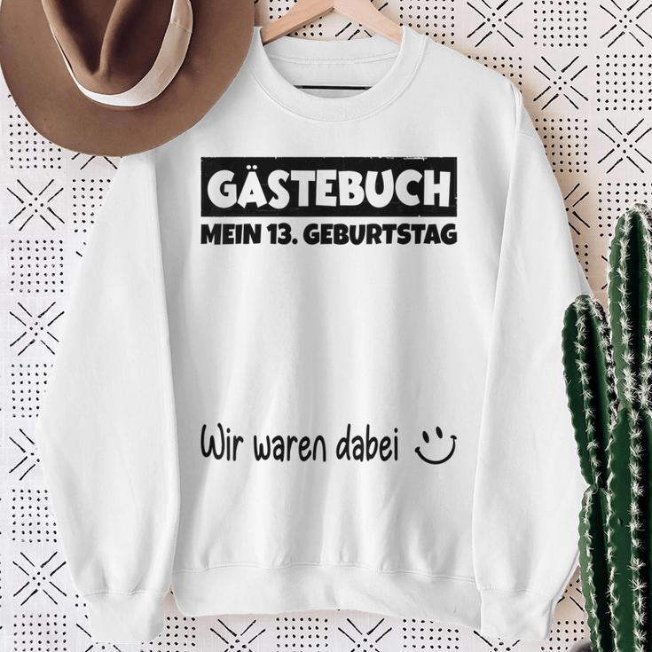 Wir Waren Dabei Mein 13 Geburtstag German Langu Sweatshirt Geschenke für alte Frauen