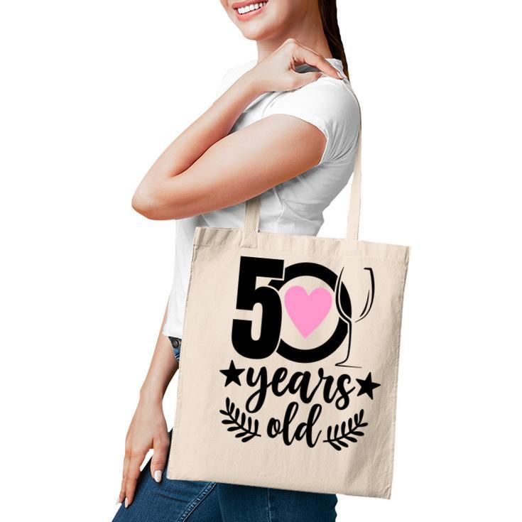 50Th Birthday Gift Happy Birhtday 50 Years Old Tote Bag