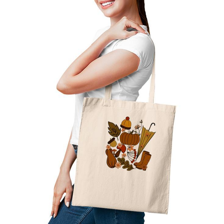 Autumn Gifts Thankful Blessed Sweaters Tote Bag