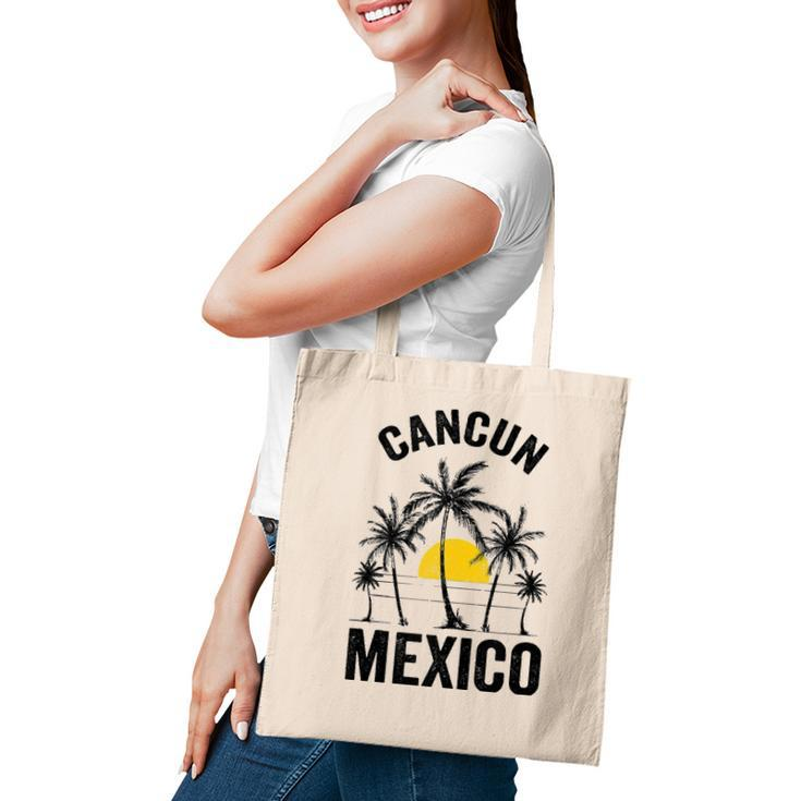 Cancun Beach Souvenir Mexico 2021 Vacation Family Tote Bag