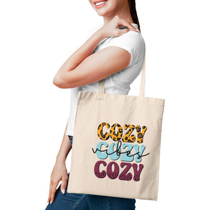Cozy Vibes Warm Sweater Fall Tote Bag