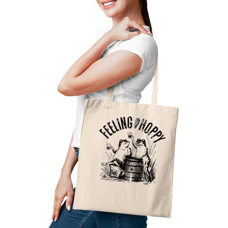 Craft Beer Brewer Lover Gift Funny Hops And Drinking Frogs Tote Bag