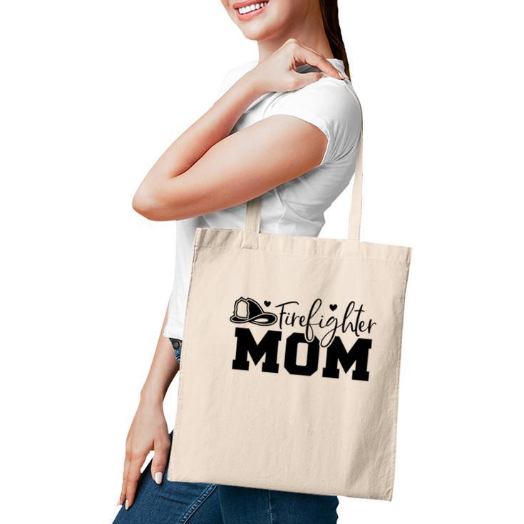 Firefighter Mom Great Black Graphic Meaningful Tote Bag