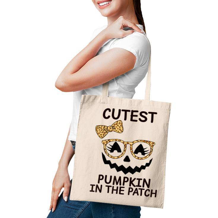 Halloween Cutest Pumpkin In The Patch Girl Halloween Pumpkin  Tote Bag