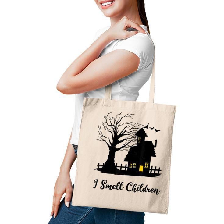 I Smell Children Kids Funny Costume Halloween Witch House  Tote Bag