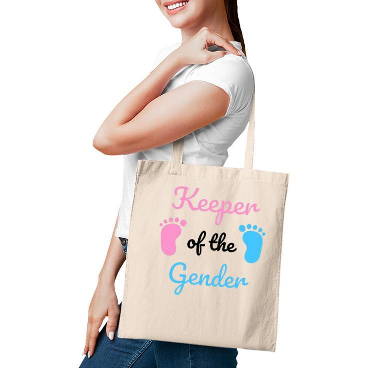 Keeper Of The Gender Reveal Party Supplies Tote Bag