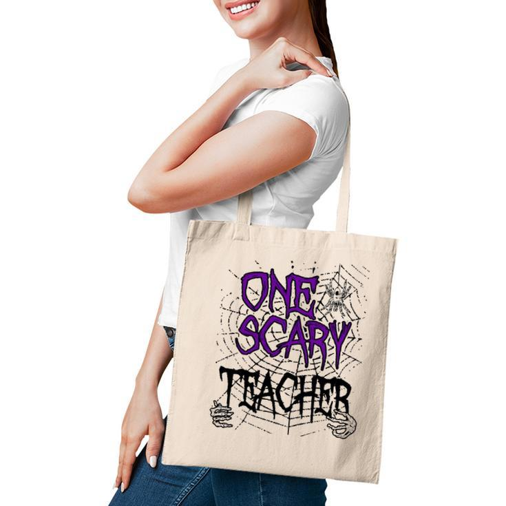One Scary Teacher Matching Family Halloween Costume Tote Bag