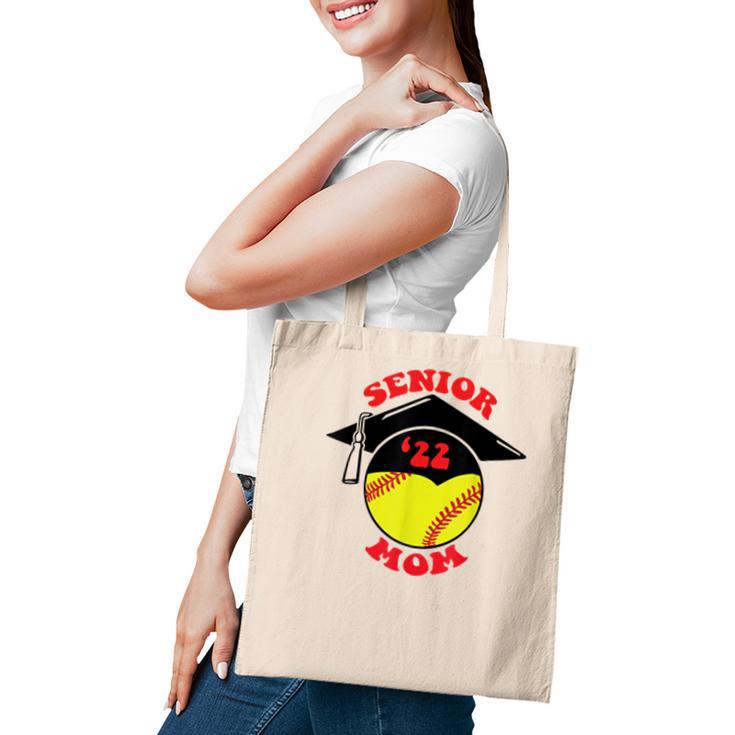 Softball Senior Mom 2022 Graduation Cap  Tote Bag