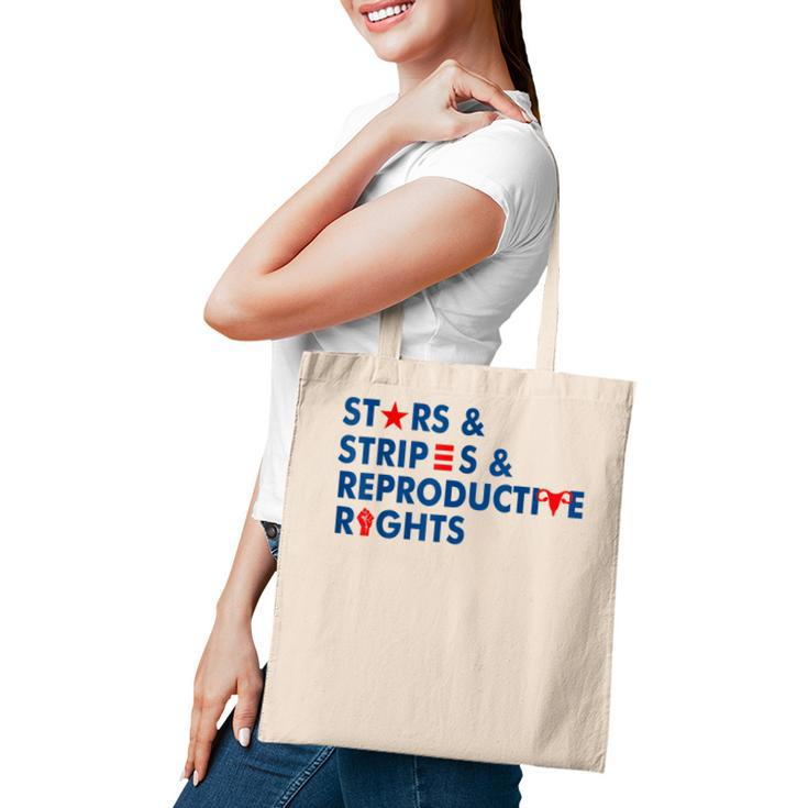 Stars & Stripes & Reproductive Rights 4Th Of July  V5 Tote Bag