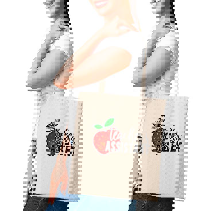 Teachers Assistant Apple Design For Teacher Tote Bag