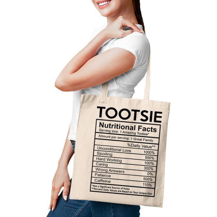 Tootsie Grandma Gift   Tootsie Nutritional Facts Tote Bag