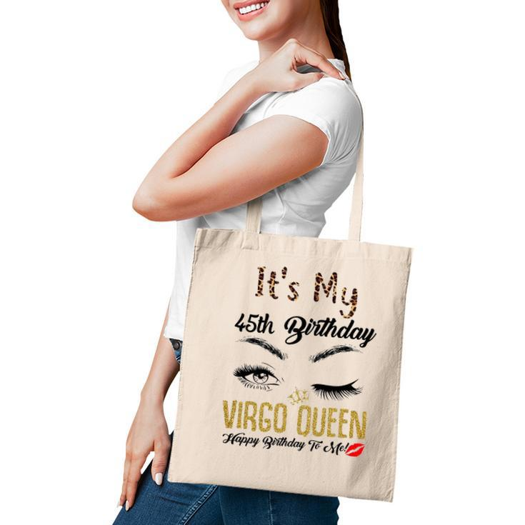 Virgo Queen Its My 45Th Bday 45 Years Old Girl 1976 Women Tote Bag