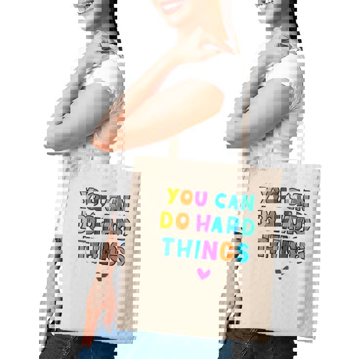 You Can Do Hard Things Counselor Teacher State Testing  Tote Bag