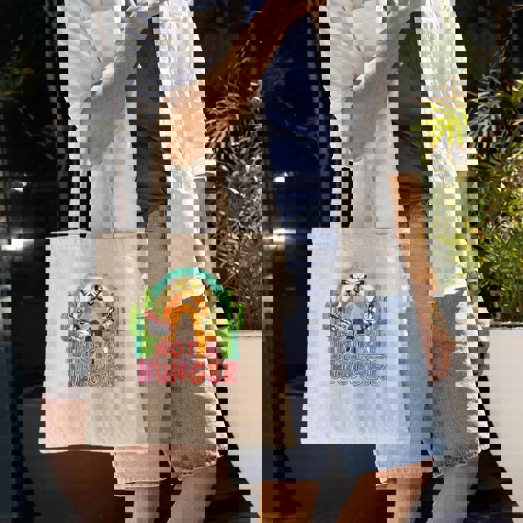 Boho Vintage Not A Hunger Cactus Retro Tote Bag