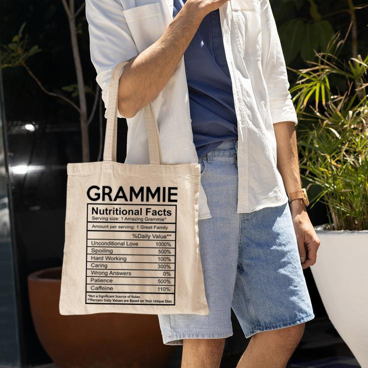 Grammie Grandma Gift Grammie Nutritional Facts Tote Bag