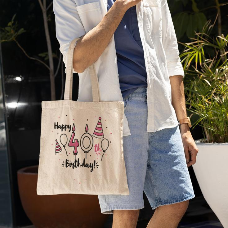 Happy 40Th Birthday Party Cute Funny Gifts Tote Bag