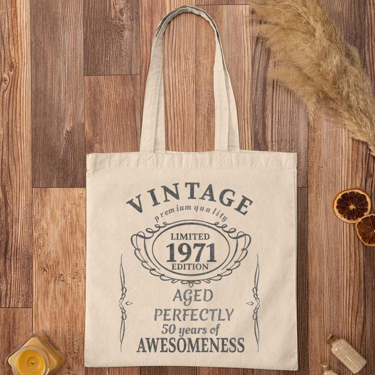 50 Year Old - Vintage 1971 - Fifty 50Th Birthday Tote Bag