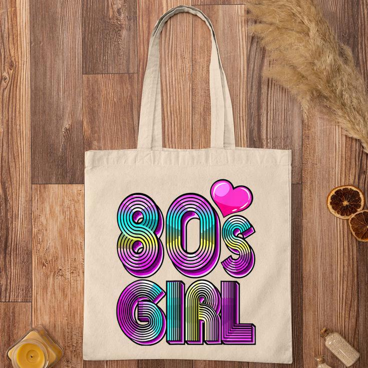 80S Girl Birthday Party Costume Retro Vintage Gift Women V2 Tote Bag