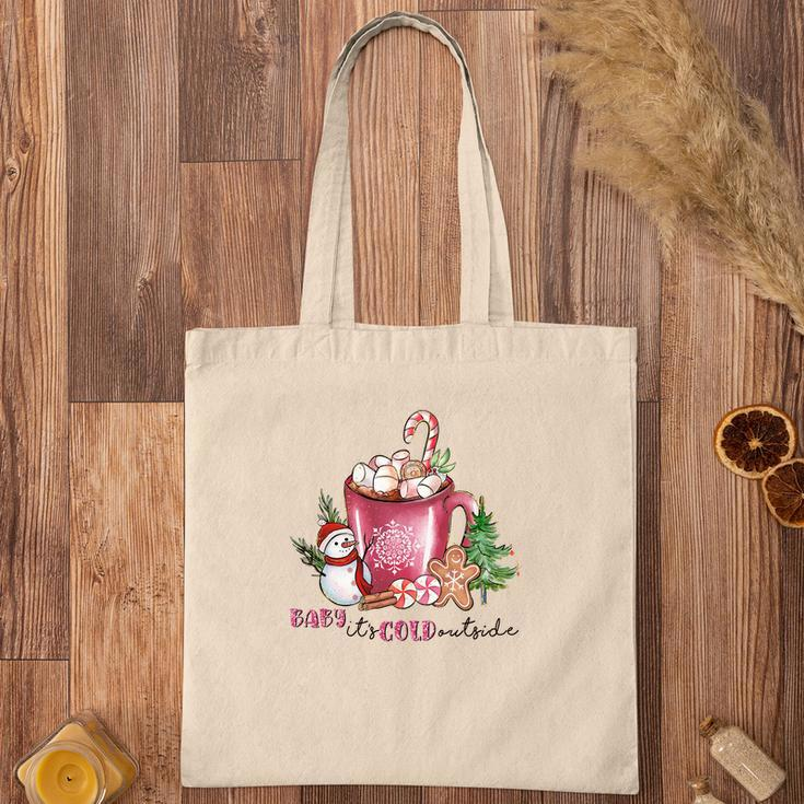Christmas Coffee Baby It Is Cold Outside V2 Tote Bag
