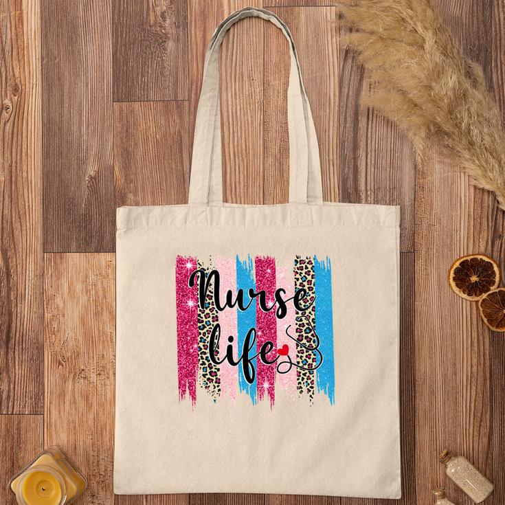 Colorful Leopard Nurse Life Pattern New 2022 Tote Bag