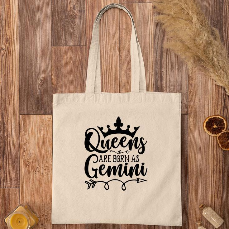 Cool Gifts Queen Are Born As Gemini Gemini Girl Birthday Tote Bag