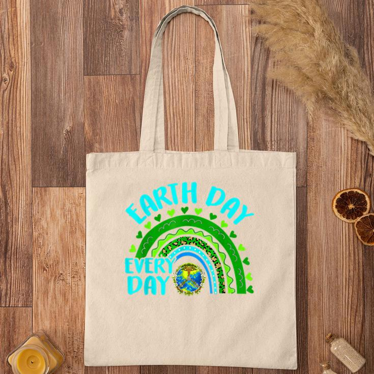 Earth Day Everyday Rainbow Love World Earth Day Anniversary Tote Bag